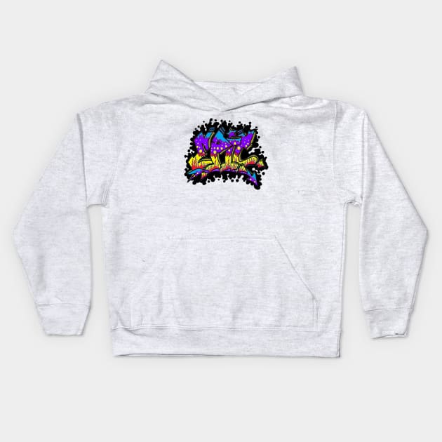 Graffiti spray can Epic tag by LowEndGraphics Kids Hoodie by LowEndGraphics